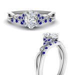 Load image into Gallery viewer, celtic-knot-split-oval-shaped-sapphire-engagement-ring-in-white-gold-FD9609OVGSABL-NL-WG
