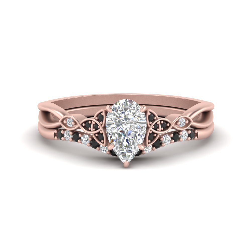 celtic-knot-split-pear-shaped-black-diamond-engagement-ring-in-rose-gold-FD9609PEGBLACK-NL-RG