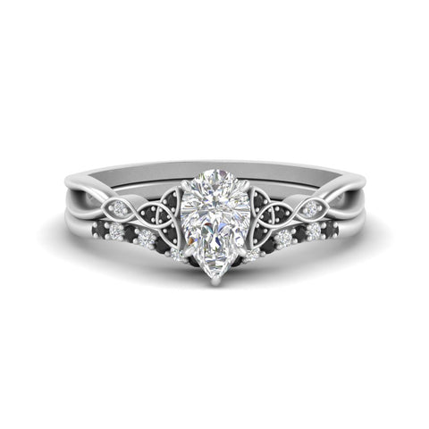 celtic-knot-split-pear-shaped-black-diamond-engagement-ring-in-white-gold-FD9609PEGBLACK-NL-WG