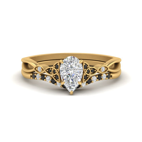 celtic-knot-split-pear-shaped-black-diamond-engagement-ring-in-yellow-gold-FD9609PEGBLACK-NL-YG