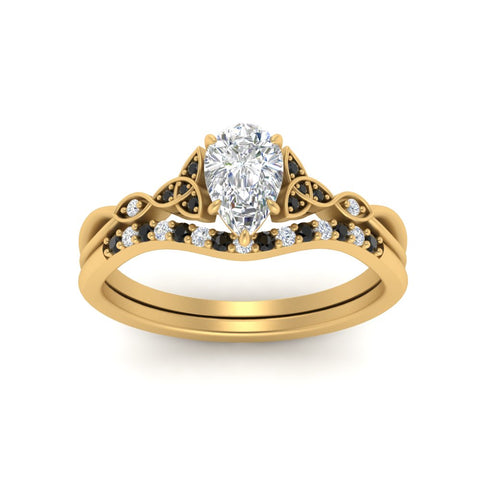 celtic-knot-split-pear-shaped-black-diamond-engagement-ring-in-yellow-gold-FD9609PEGBLACK-NL-YG