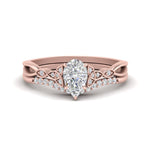 Load image into Gallery viewer, celtic-knot-split-pear-shaped-diamond-engagement-ring-in-rose-gold-FD9609PE-NL-RG
