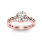 Load image into Gallery viewer, celtic-knot-split-pear-shaped-diamond-engagement-ring-in-rose-gold-FD9609PE-NL-RG
