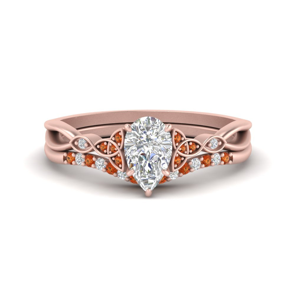 celtic-knot-split-pear-shaped-orange-sapphire-engagement-ring-in-rose-gold-FD9609PEGSAOR-NL-RG