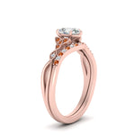 Load image into Gallery viewer, celtic-knot-split-pear-shaped-orange-sapphire-engagement-ring-in-rose-gold-FD9609PEGSAOR-NL-RG
