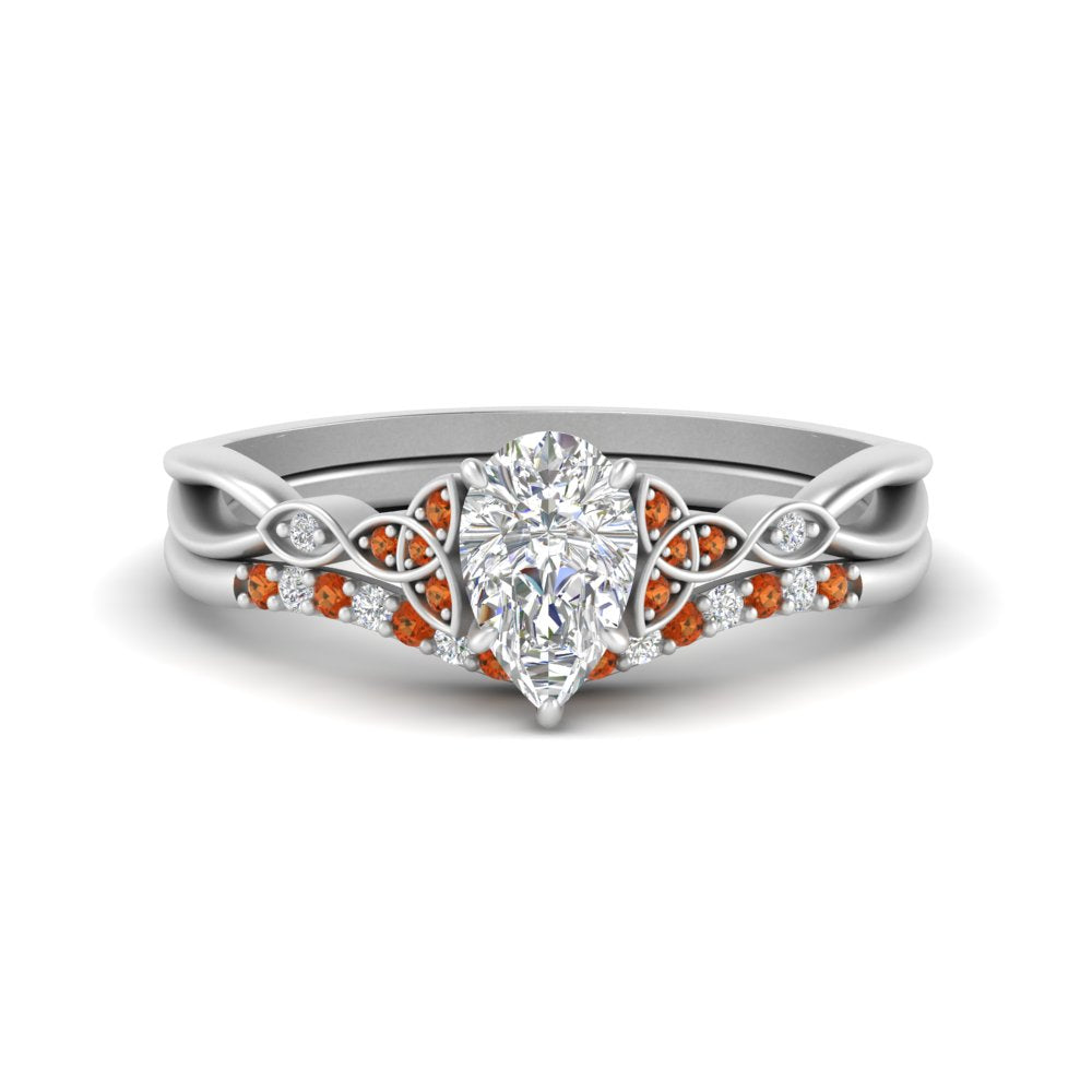 celtic-knot-split-pear-shaped-orange-sapphire-engagement-ring-in-white-gold-FD9609PEGSAOR-NL-WG