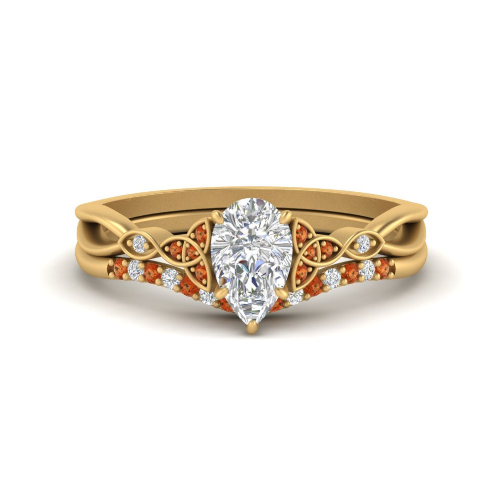 celtic-knot-split-pear-shaped-orange-sapphire-engagement-ring-in-yellow-gold-FD9609PEGSAOR-NL-YG
