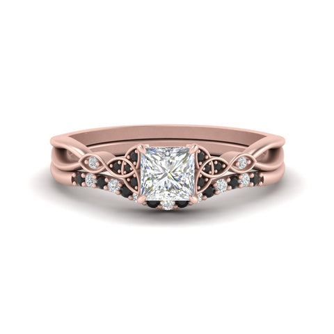 celtic-knot-split-princess-cut-black-diamond-engagement-ring-in-rose-gold-FD9609PRGBLACK-NL-RG