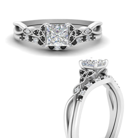 celtic-knot-split-princess-cut-black-diamond-engagement-ring-in-white-gold-FD9609PRGBLACK-NL-WG