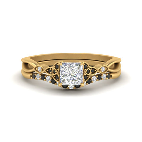 celtic-knot-split-princess-cut-black-diamond-engagement-ring-in-yellow-gold-FD9609PRGBLACK-NL-YG