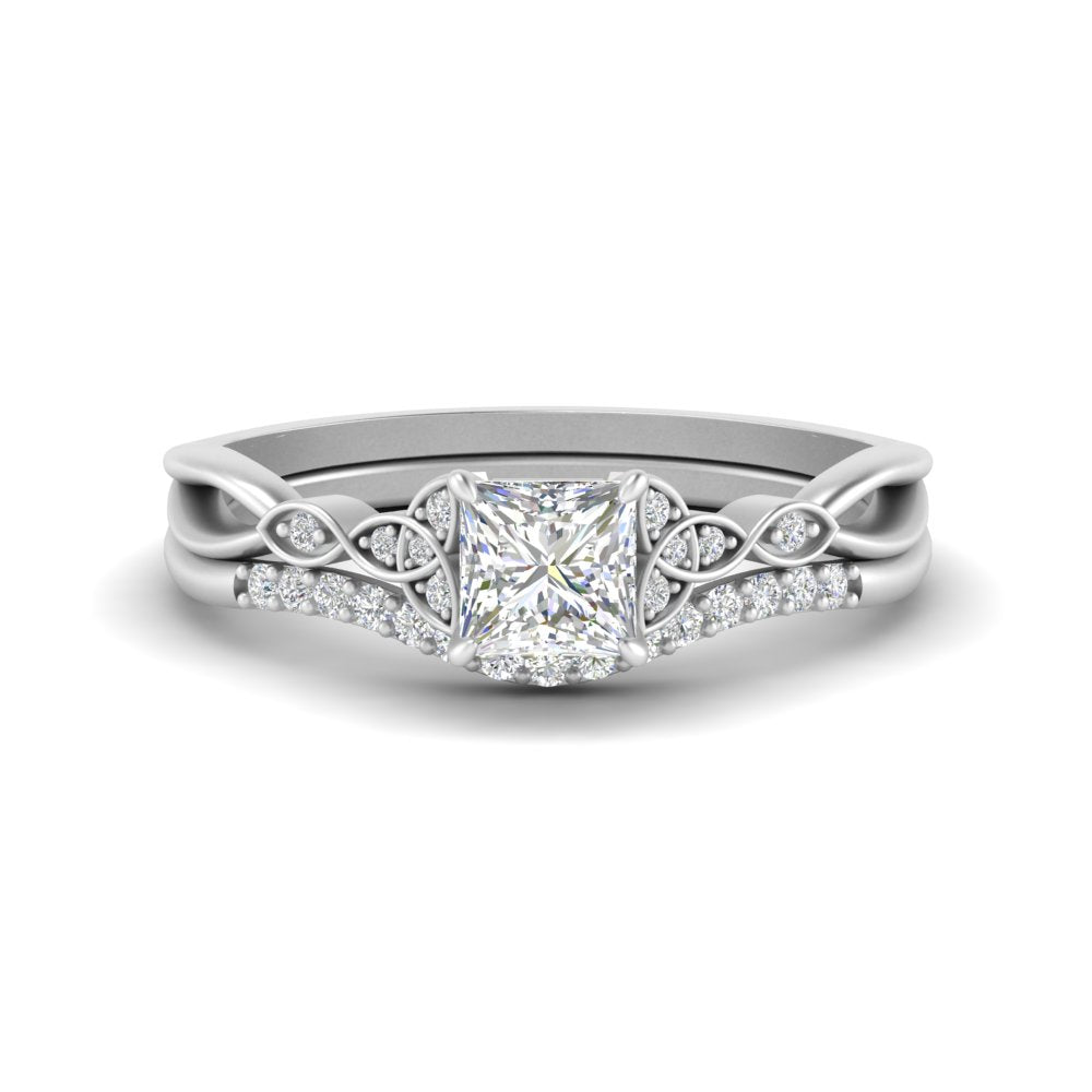 celtic-knot-split-princess-cut-diamond-engagement-ring-in-white-gold-FD9609PR-NL-WG