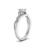 Load image into Gallery viewer, celtic-knot-split-princess-cut-diamond-engagement-ring-in-white-gold-FD9609PR-NL-WG
