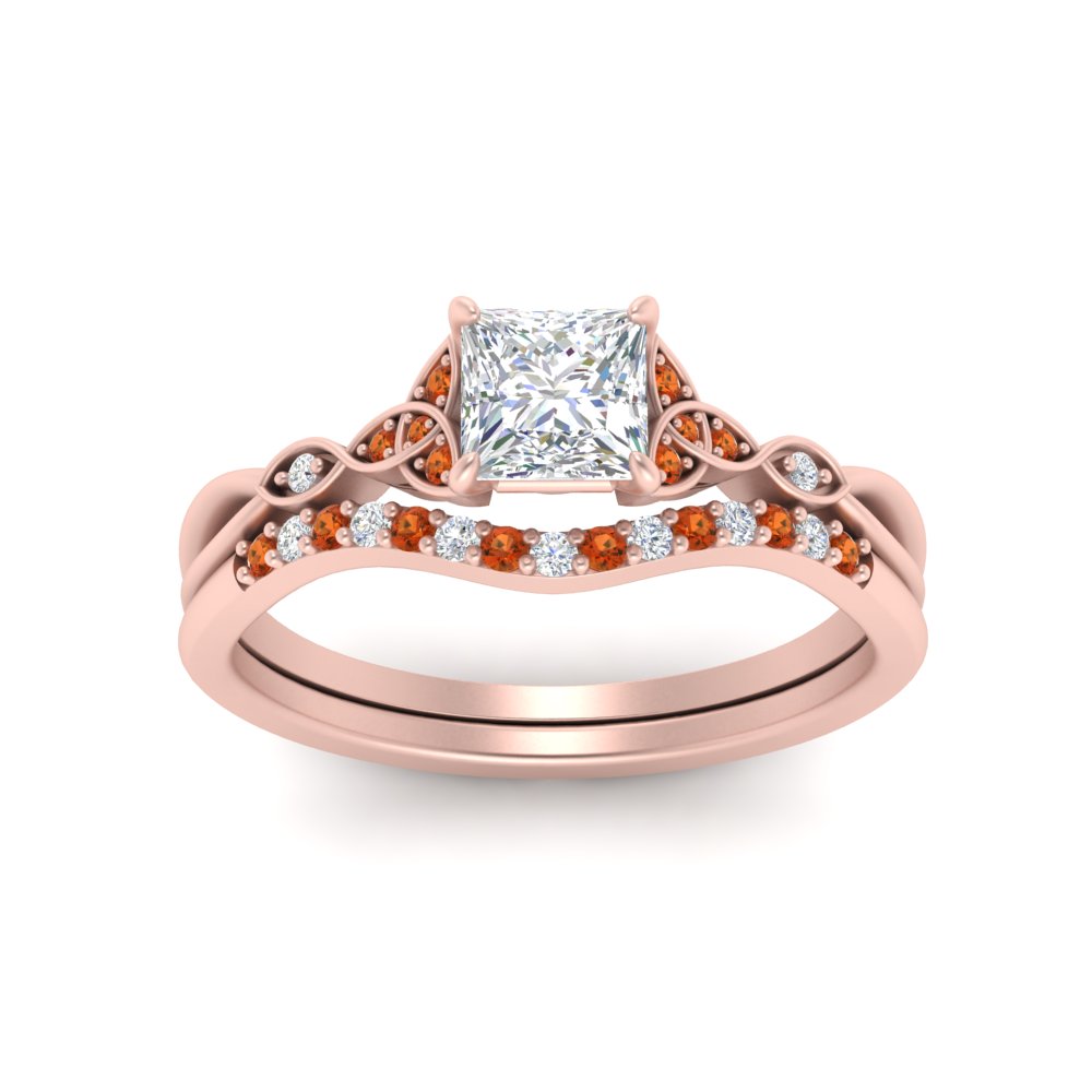 celtic-knot-split-princess-cut-orange-sapphire-engagement-ring-in-rose-gold-FD9609PRGSAOR-NL-RG