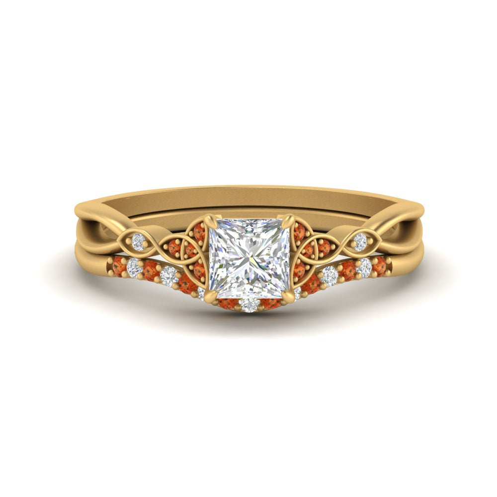 celtic-knot-split-princess-cut-orange-sapphire-engagement-ring-in-yellow-gold-FD9609PRGSAOR-NL-YG