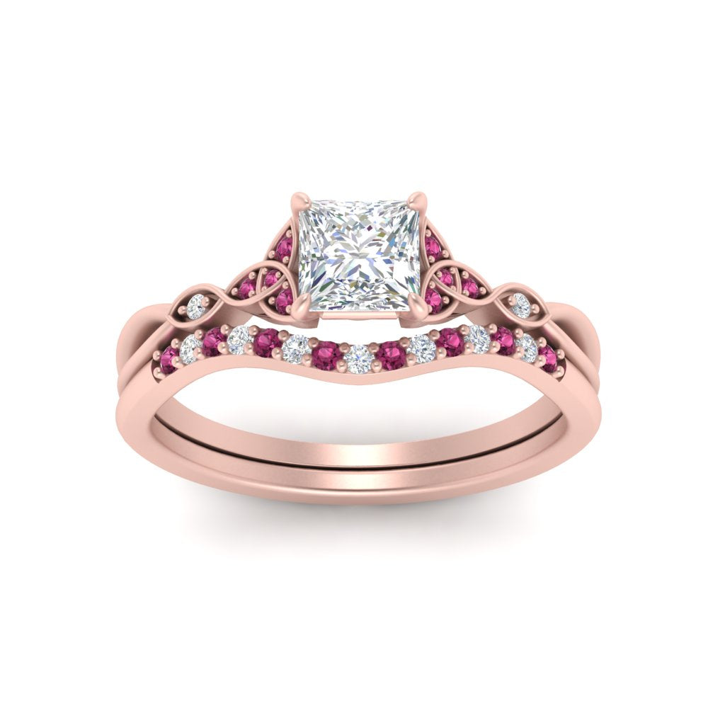 celtic-knot-split-princess-cut-pink-sapphire-engagement-ring-in-rose-gold-FD9609PRGSADRPI-NL-RG