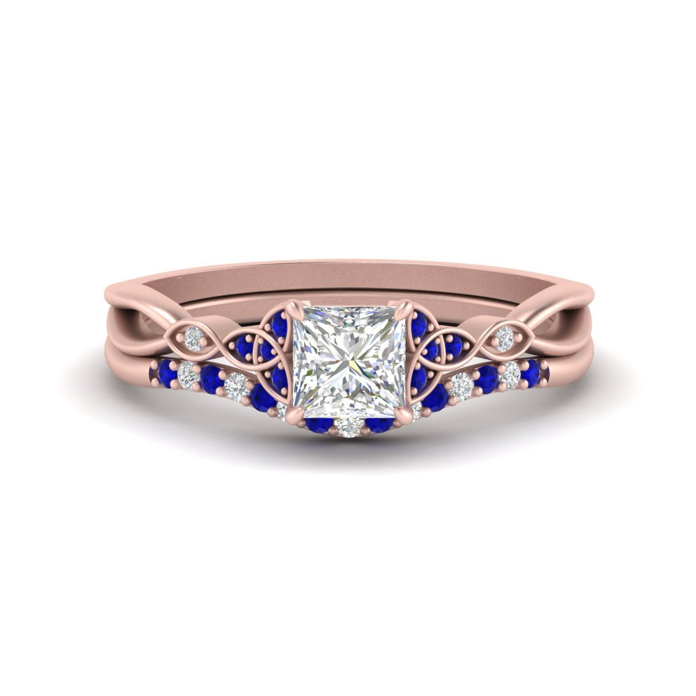 celtic-knot-split-princess-cut-sapphire-engagement-ring-in-rose-gold-FD9609PRGSABL-NL-RG