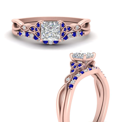 celtic-knot-split-princess-cut-sapphire-engagement-ring-in-rose-gold-FD9609PRGSABL-NL-RG