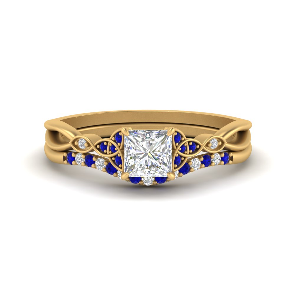 celtic-knot-split-princess-cut-sapphire-engagement-ring-in-yellow-gold-FD9609PRGSABL-NL-YG