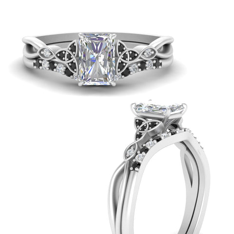 celtic-knot-split-radiant-cut-black-diamond-engagement-ring-in-white-gold-FD9609RAGBLACK-NL-WG