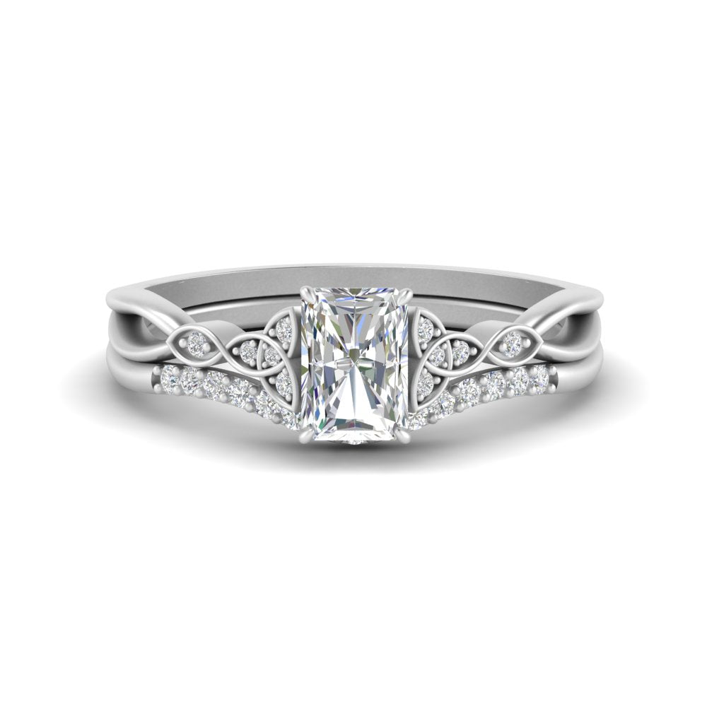 celtic-knot-split-radiant-cut-diamond-engagement-ring-in-white-gold-FD9609RA-NL-WG