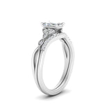 Load image into Gallery viewer, celtic-knot-split-radiant-cut-diamond-engagement-ring-in-white-gold-FD9609RA-NL-WG
