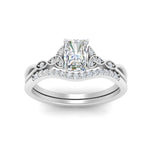 Load image into Gallery viewer, celtic-knot-split-radiant-cut-diamond-engagement-ring-in-white-gold-FD9609RA-NL-WG
