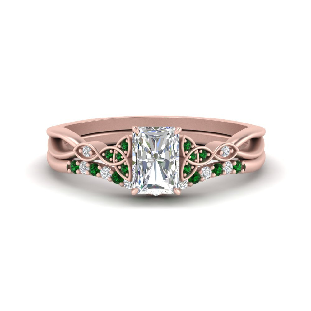 celtic-knot-split-radiant-cut-emerald-engagement-ring-in-rose-gold-FD9609RAGEMGR-NL-RG