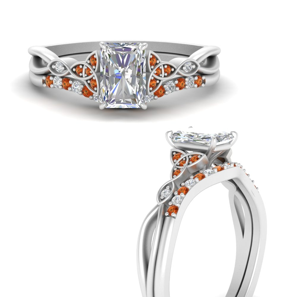 celtic-knot-split-radiant-cut-orange-sapphire-engagement-ring-in-white-gold-FD9609RAGSAOR-NL-WG