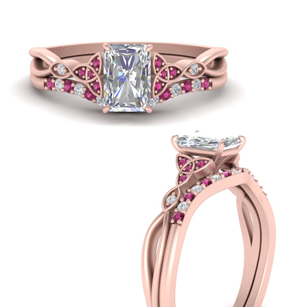 celtic-knot-split-radiant-cut-pink-sapphire-engagement-ring-in-rose-gold-FD9609RAGSADRPI-NL-RG