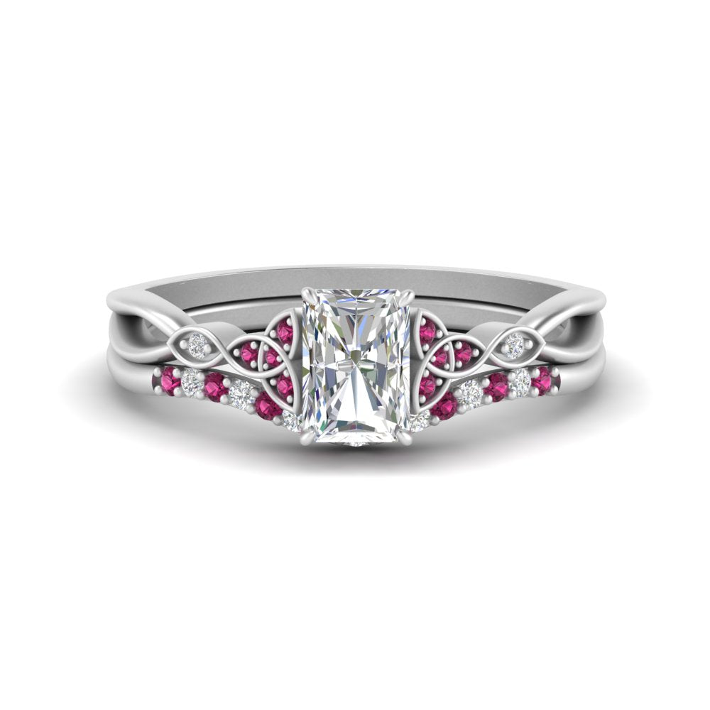celtic-knot-split-radiant-cut-pink-sapphire-engagement-ring-in-white-gold-FD9609RAGSADRPI-NL-WG