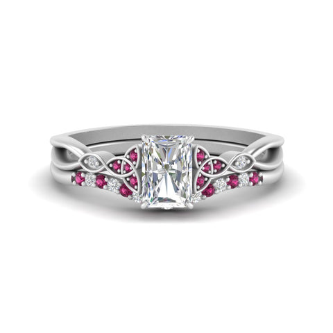 celtic-knot-split-radiant-cut-pink-sapphire-engagement-ring-in-white-gold-FD9609RAGSADRPI-NL-WG