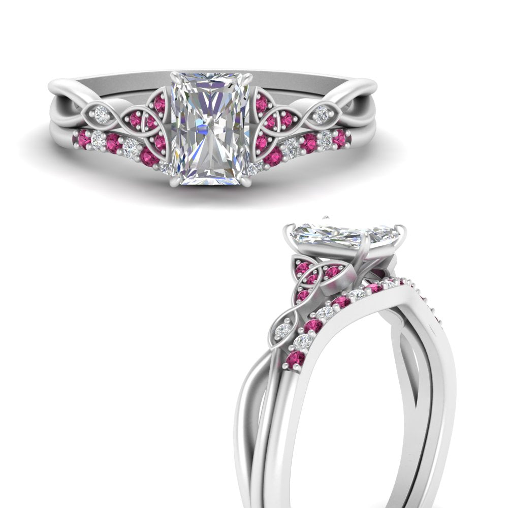 celtic-knot-split-radiant-cut-pink-sapphire-engagement-ring-in-white-gold-FD9609RAGSADRPI-NL-WG
