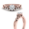 Load image into Gallery viewer, celtic-knot-split-round-cut-black-diamond-engagement-ring-in-rose-gold-FD9609ROGBLACK-NL-RG
