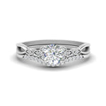 Load image into Gallery viewer, celtic-knot-split-round-cut-diamond-engagement-ring-in-white-gold-FD9609RO-NL-WG
