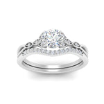 Load image into Gallery viewer, celtic-knot-split-round-cut-diamond-engagement-ring-in-white-gold-FD9609RO-NL-WG
