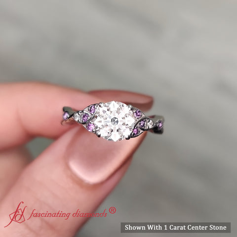Irish Celtic Round Lab-Grown Diamond Ring