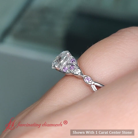 Irish Celtic Round Lab-Grown Diamond Ring