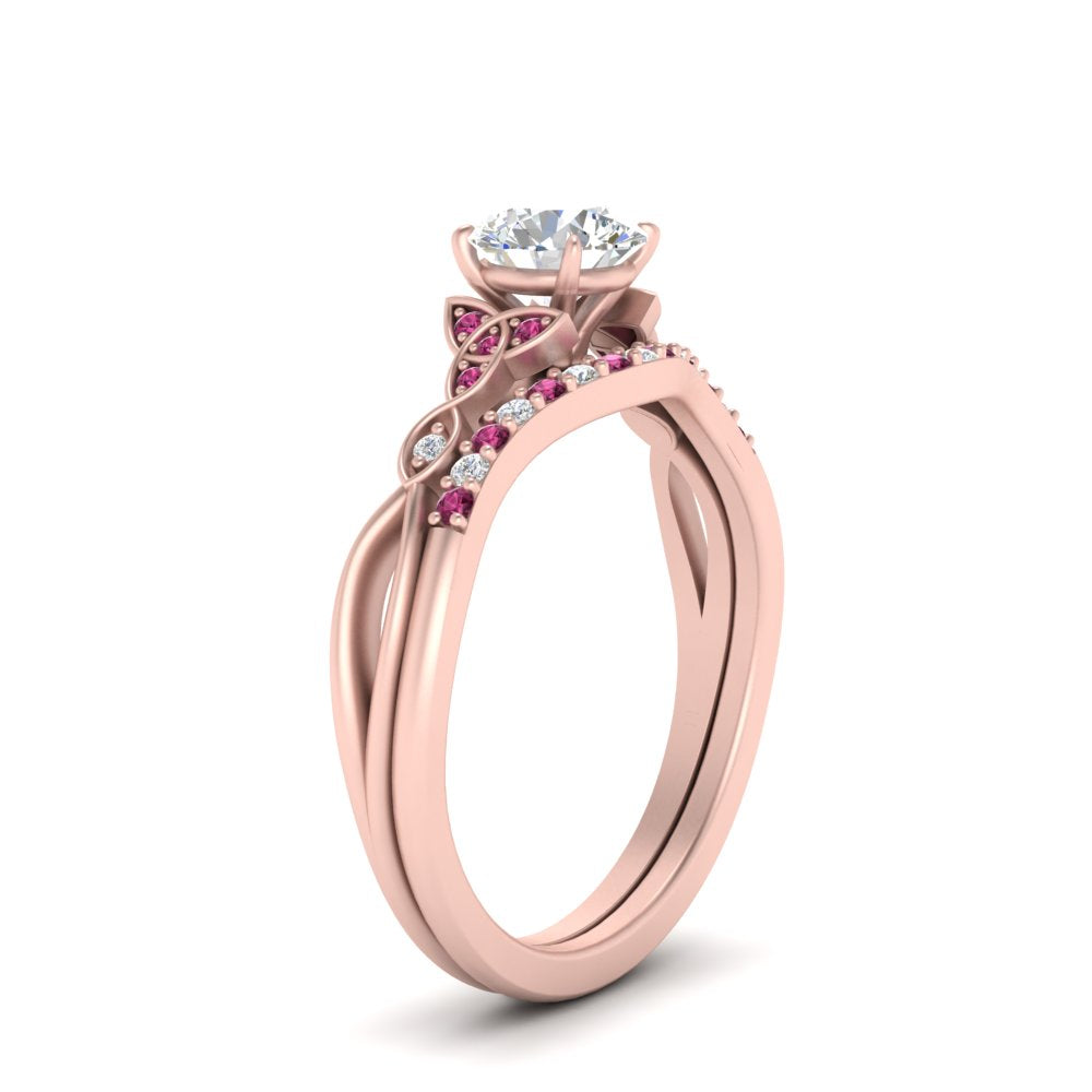 celtic-knot-split-round-cut-pink-sapphire-engagement-ring-in-rose-gold-FD9609ROGSADRPI-NL-RG