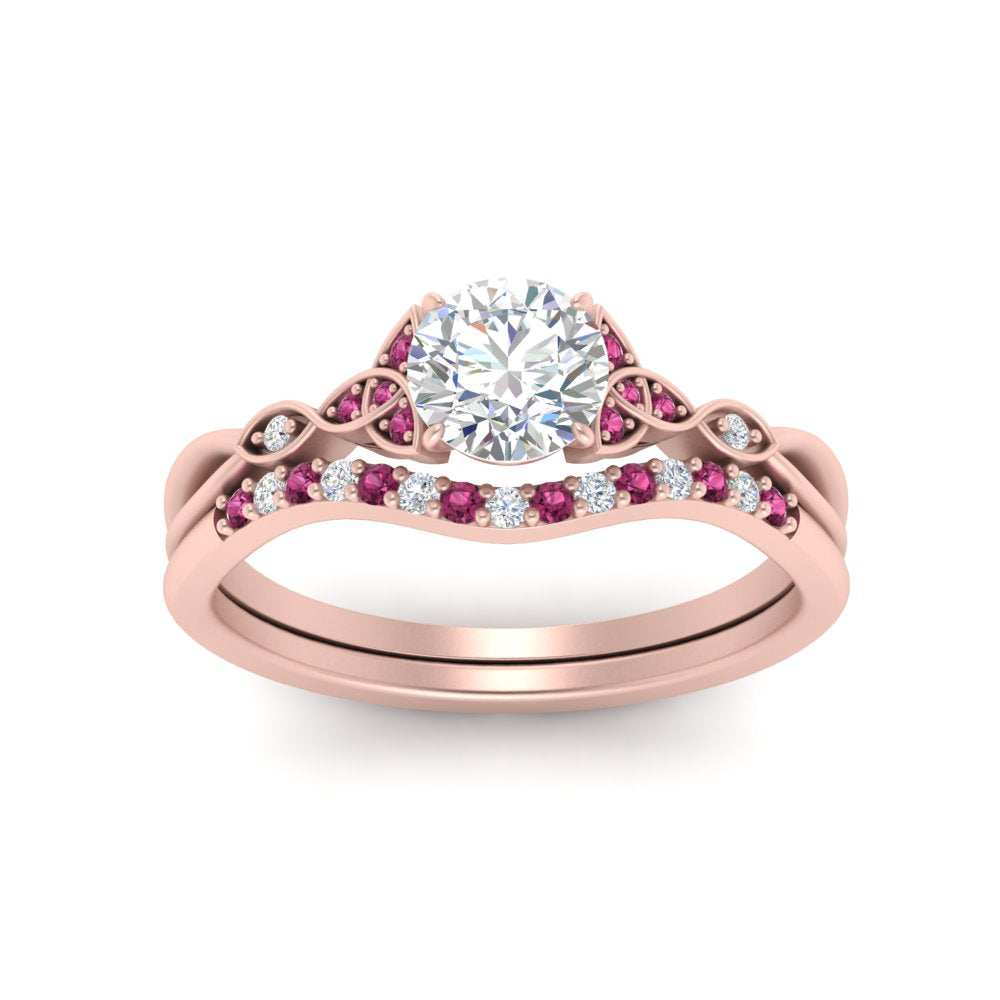 celtic-knot-split-round-cut-pink-sapphire-engagement-ring-in-rose-gold-FD9609ROGSADRPI-NL-RG