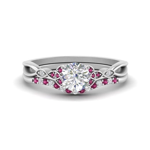celtic-knot-split-round-cut-pink-sapphire-engagement-ring-in-white-gold-FD9609ROGSADRPI-NL-WG
