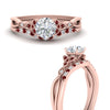 Load image into Gallery viewer, celtic-knot-split-round-cut-ruby-engagement-ring-in-rose-gold-FD9609ROGRUDR-NL-RG