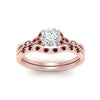 Load image into Gallery viewer, celtic-knot-split-round-cut-ruby-engagement-ring-in-rose-gold-FD9609ROGRUDR-NL-RG