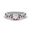 Load image into Gallery viewer, celtic-knot-split-round-cut-ruby-engagement-ring-in-white-gold-FD9609ROGRUDR-NL-WG