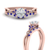 Load image into Gallery viewer, celtic-knot-split-round-cut-sapphire-engagement-ring-in-rose-gold-FD9609ROGSABL-NL-RG