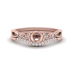 Load image into Gallery viewer, celtic-knot-split-semi-mount-diamond-engagement-ring-in-rose-gold-FD9609SM-NL-RG