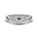 Load image into Gallery viewer, celtic-knot-split-semi-mount-diamond-engagement-ring-in-white-gold-FD9609SM-NL-WG