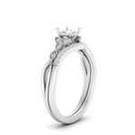 Load image into Gallery viewer, celtic-knot-split-semi-mount-diamond-engagement-ring-in-white-gold-FD9609SM-NL-WG