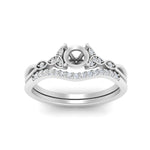 Load image into Gallery viewer, celtic-knot-split-semi-mount-diamond-engagement-ring-in-white-gold-FD9609SM-NL-WG