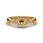 Load image into Gallery viewer, celtic-knot-split-semi-mount-diamond-engagement-ring-in-yellow-gold-FD9609SM-NL-YG