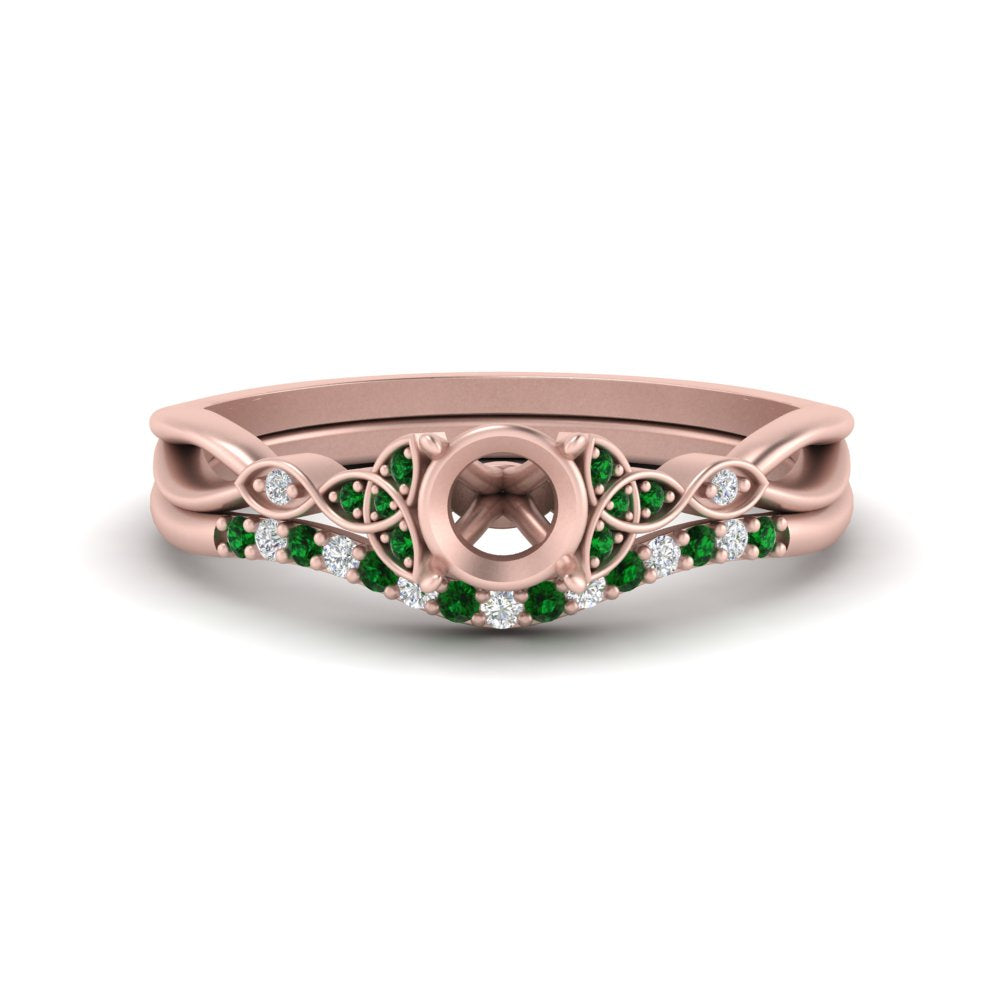 celtic-knot-split-semi-mount-emerald-engagement-ring-in-rose-gold-FD9609SMGEMGR-NL-RG